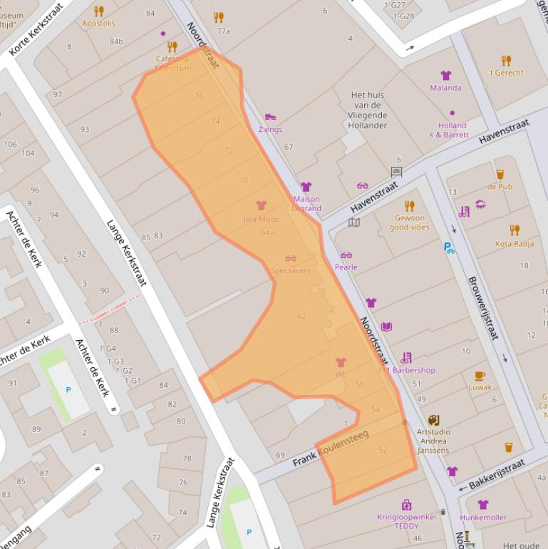 Kaart van postcodegebied 4531GJ.