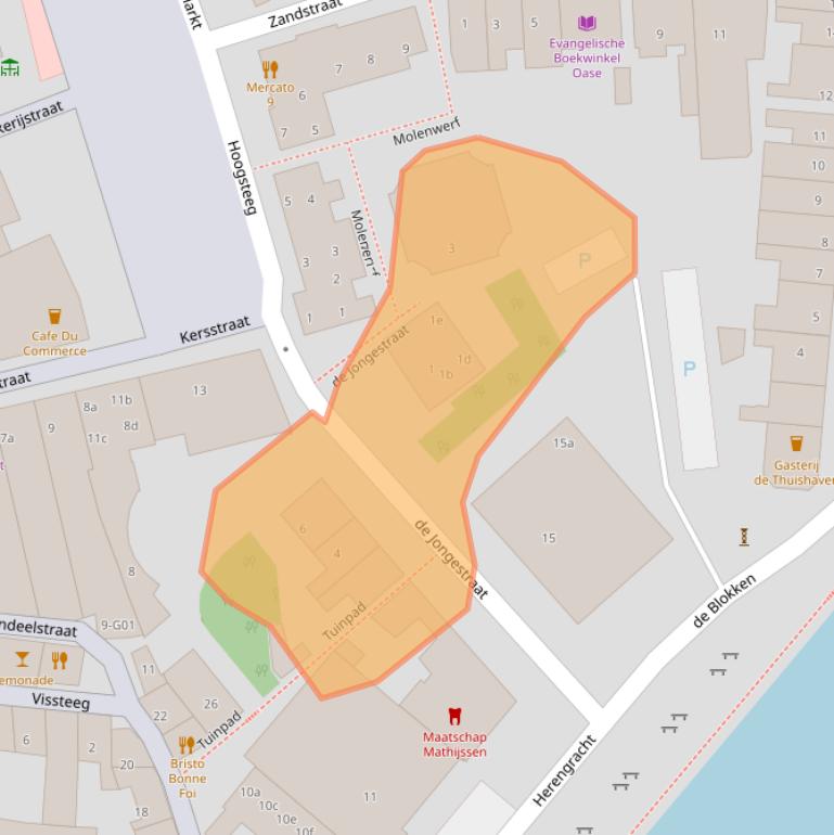 Kaart van postcodegebied 4531GL.