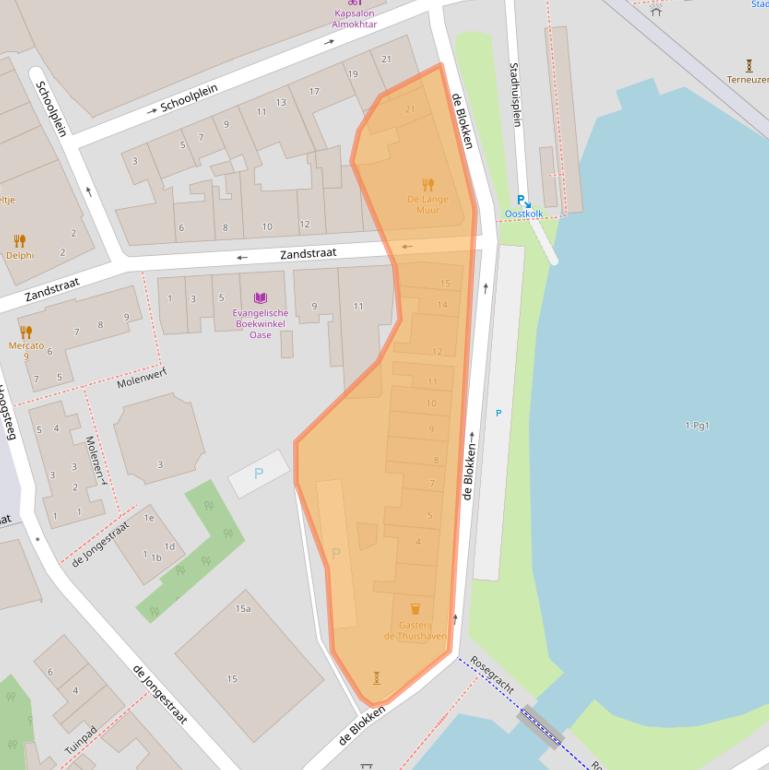 Kaart van postcodegebied 4531GN.