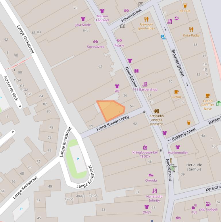 Kaart van postcodegebied 4531GR.