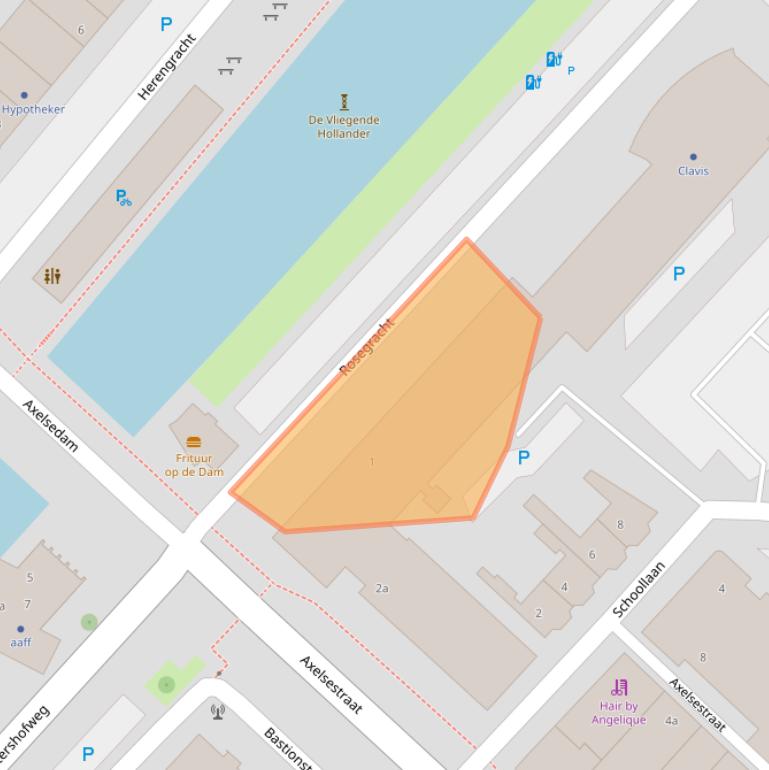 Kaart van postcodegebied 4531HB.