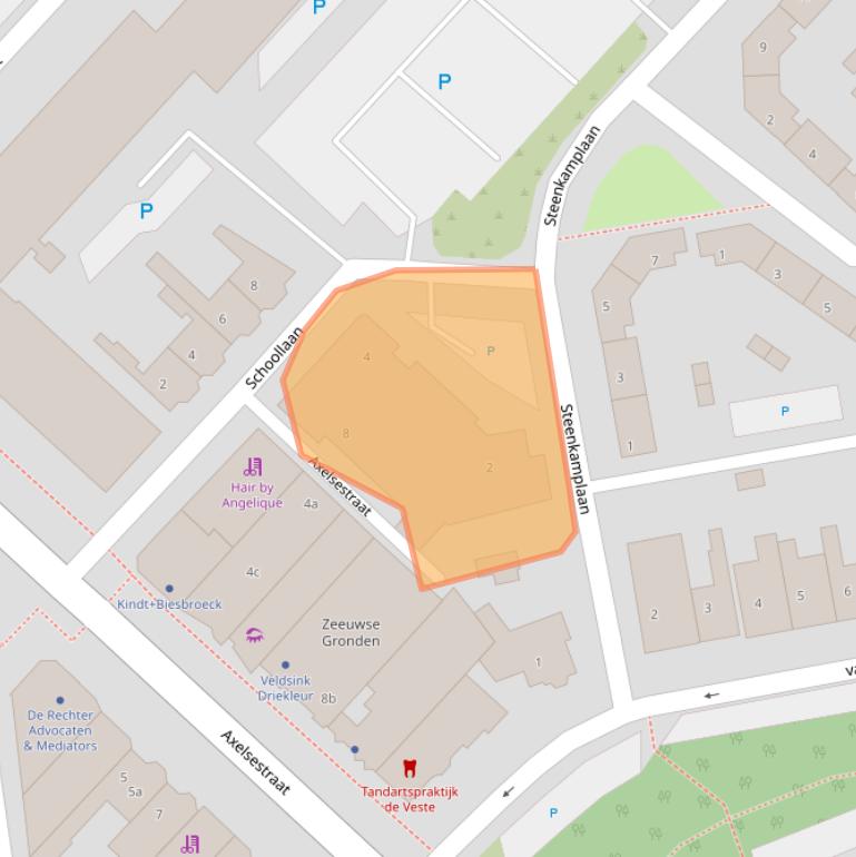 Kaart van postcodegebied 4531HG.