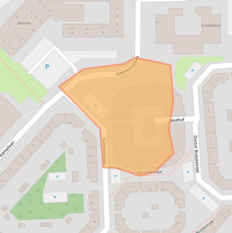Kaart van postcodegebied 4531HW.