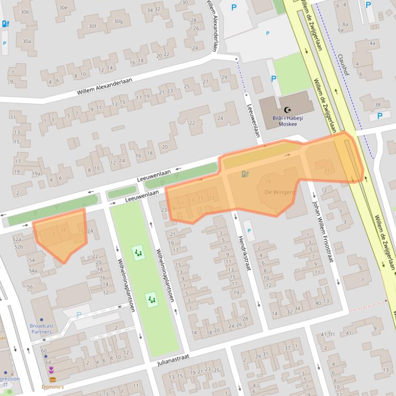 Kaart van postcodegebied 4532AC.