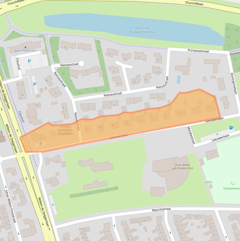 Kaart van postcodegebied 4532AG.