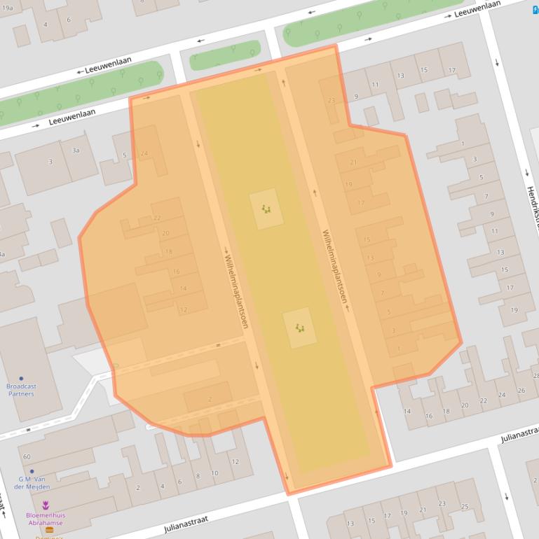 Kaart van postcodegebied 4532AL.