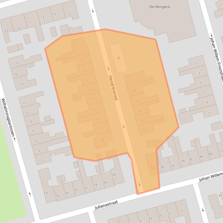 Kaart van postcodegebied 4532AM.