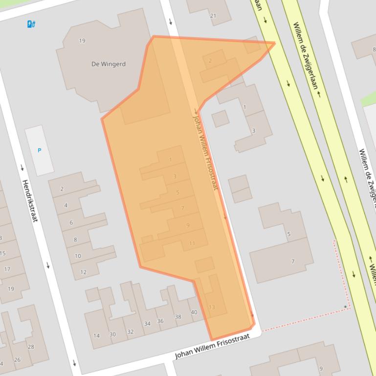 Kaart van postcodegebied 4532AN.