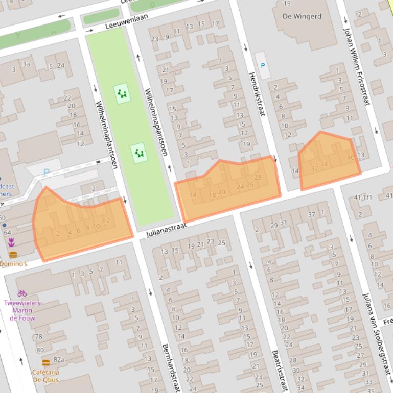 Kaart van postcodegebied 4532AR.