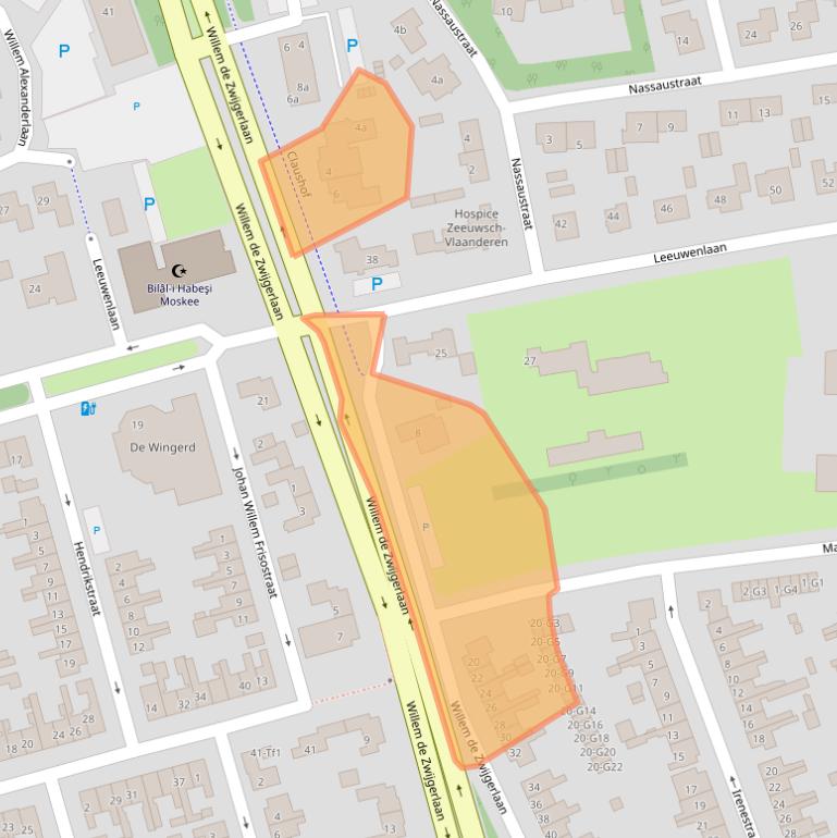 Kaart van postcodegebied 4532BC.