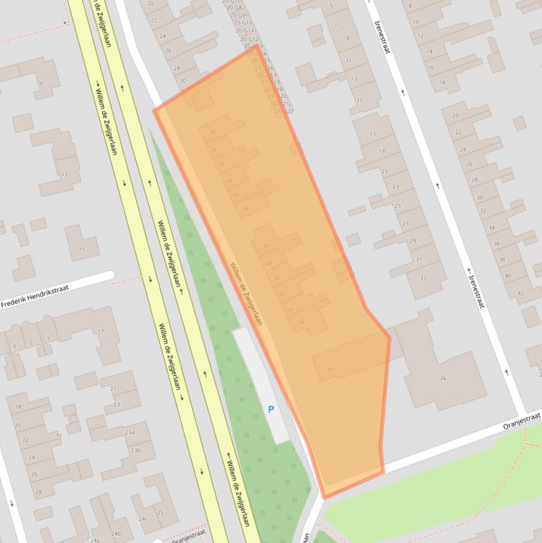 Kaart van postcodegebied 4532BD.