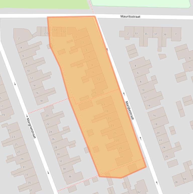 Kaart van postcodegebied 4532BL.
