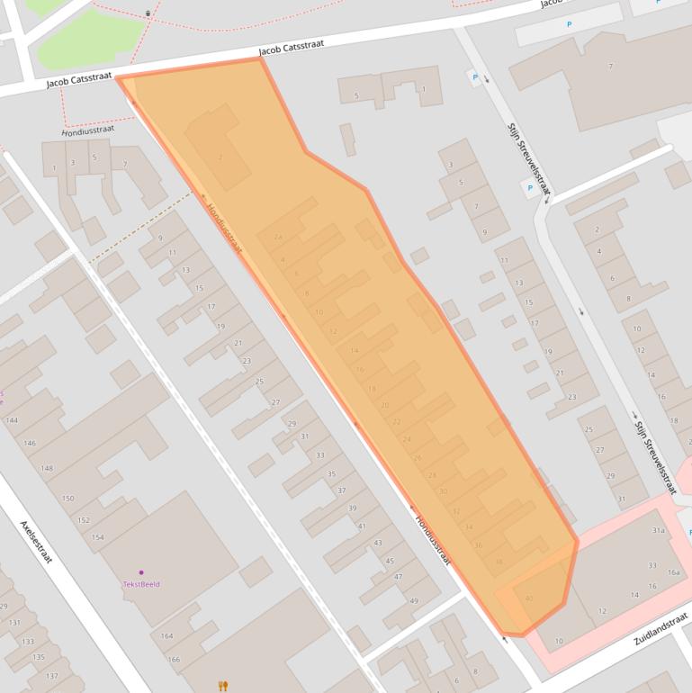 Kaart van postcodegebied 4532CB.