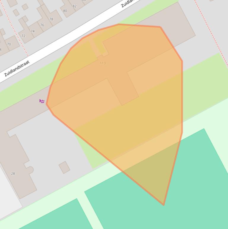 Kaart van postcodegebied 4532CK.