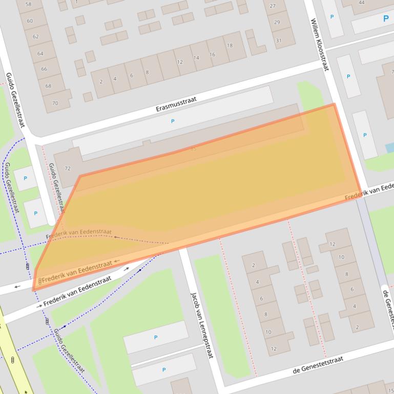 Kaart van postcodegebied 4532ER.