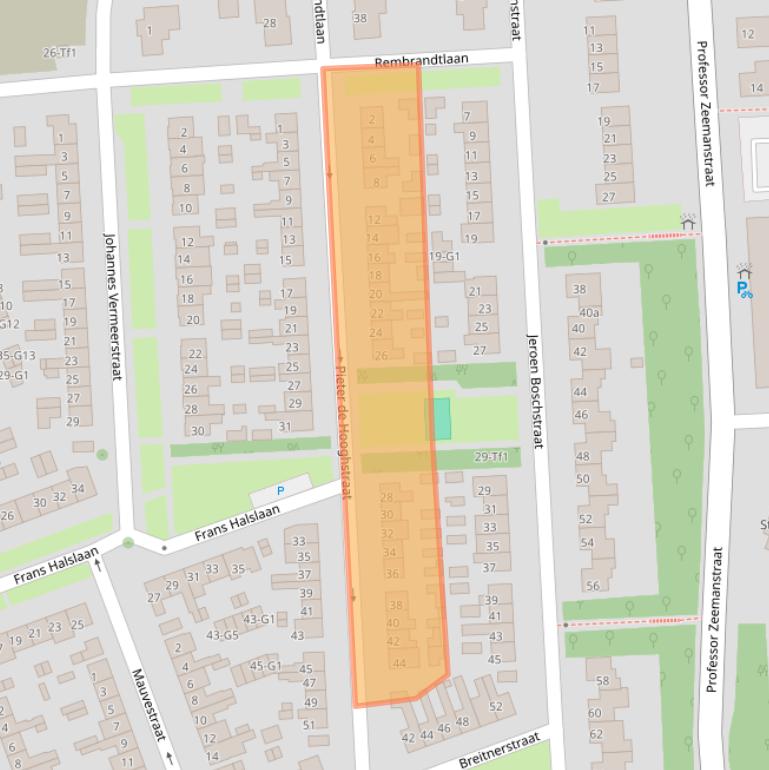 Kaart van postcodegebied 4532HK.