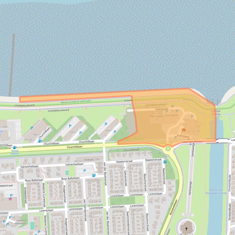 Kaart van postcodegebied 4532HZ.