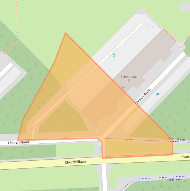 Kaart van postcodegebied 4532JJ.