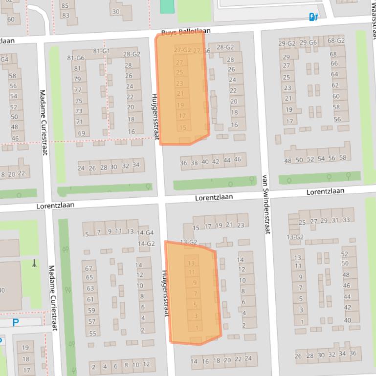 Kaart van postcodegebied 4532KA.