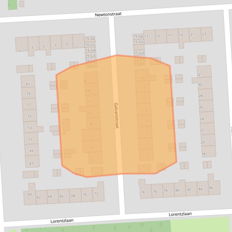 Kaart van postcodegebied 4532KL.