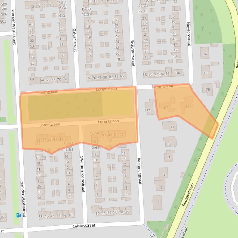 Kaart van postcodegebied 4532KN.