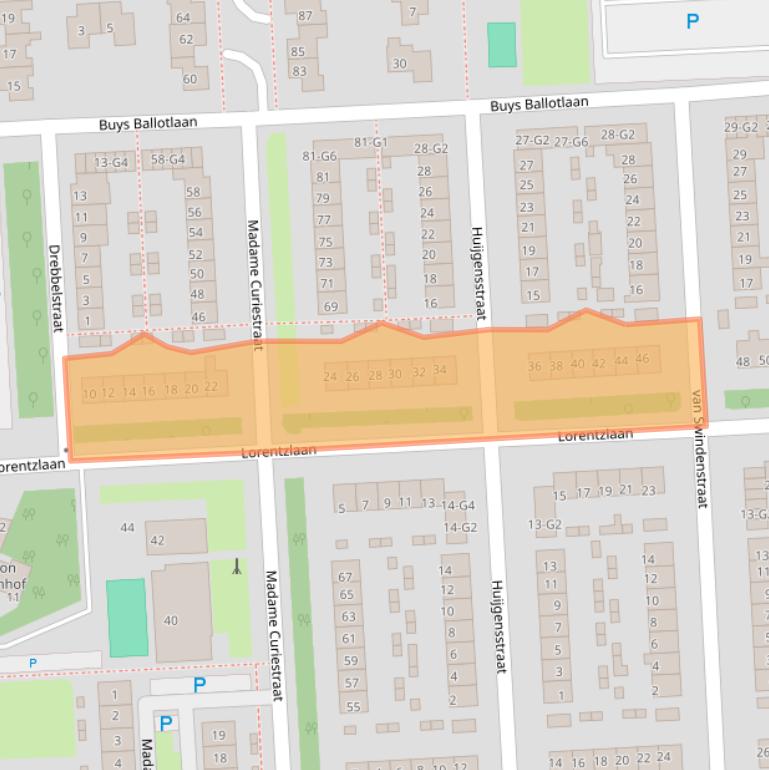 Kaart van postcodegebied 4532KP.
