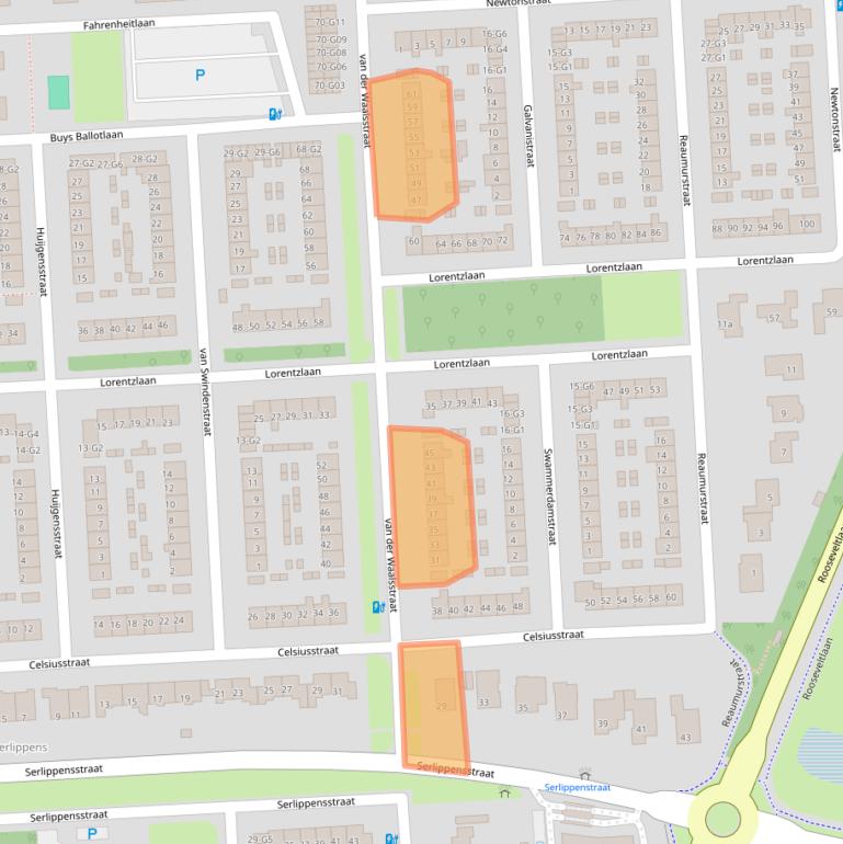 Kaart van postcodegebied 4532LB.