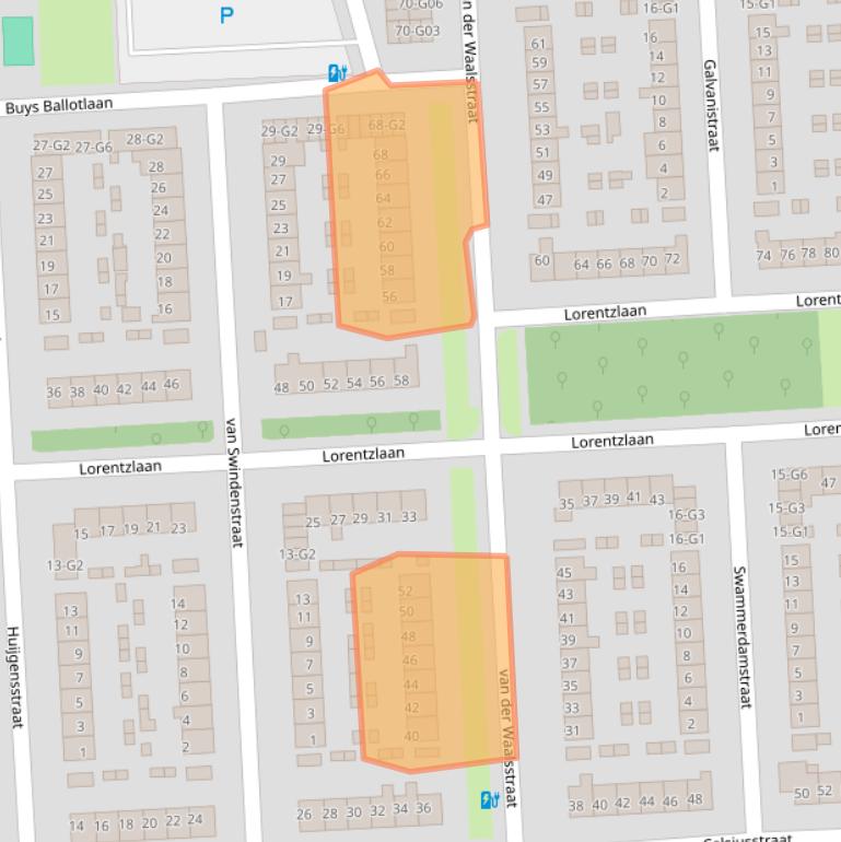 Kaart van postcodegebied 4532LD.