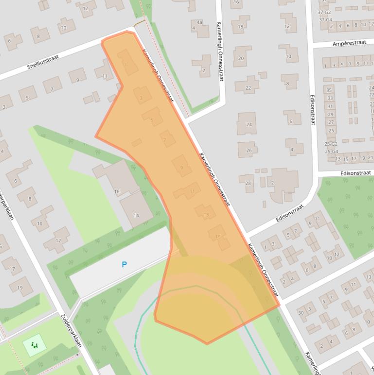 Kaart van postcodegebied 4532LV.