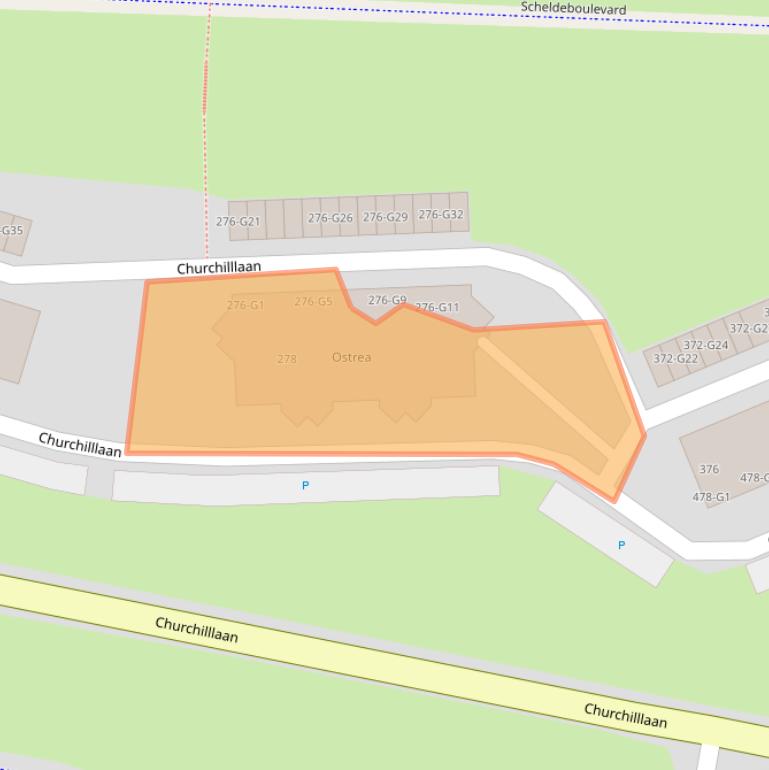 Kaart van postcodegebied 4532ME.