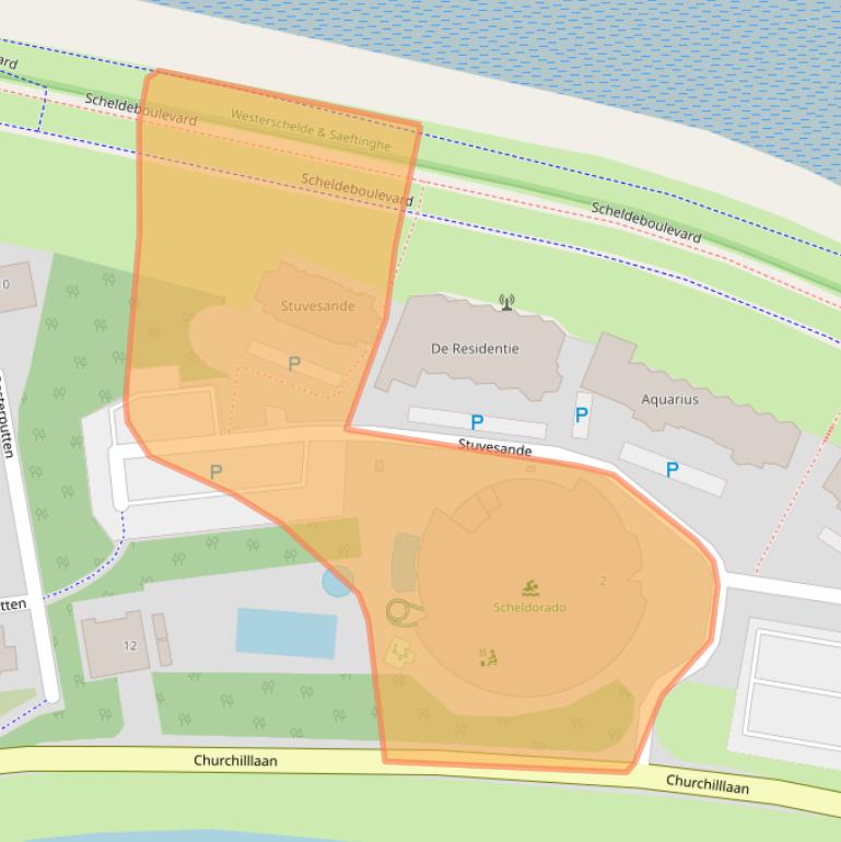 Kaart van postcodegebied 4532MH.