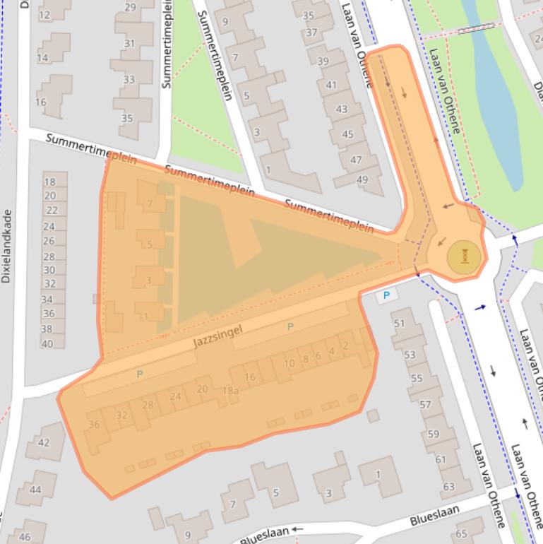 Kaart van postcodegebied 4533AE.