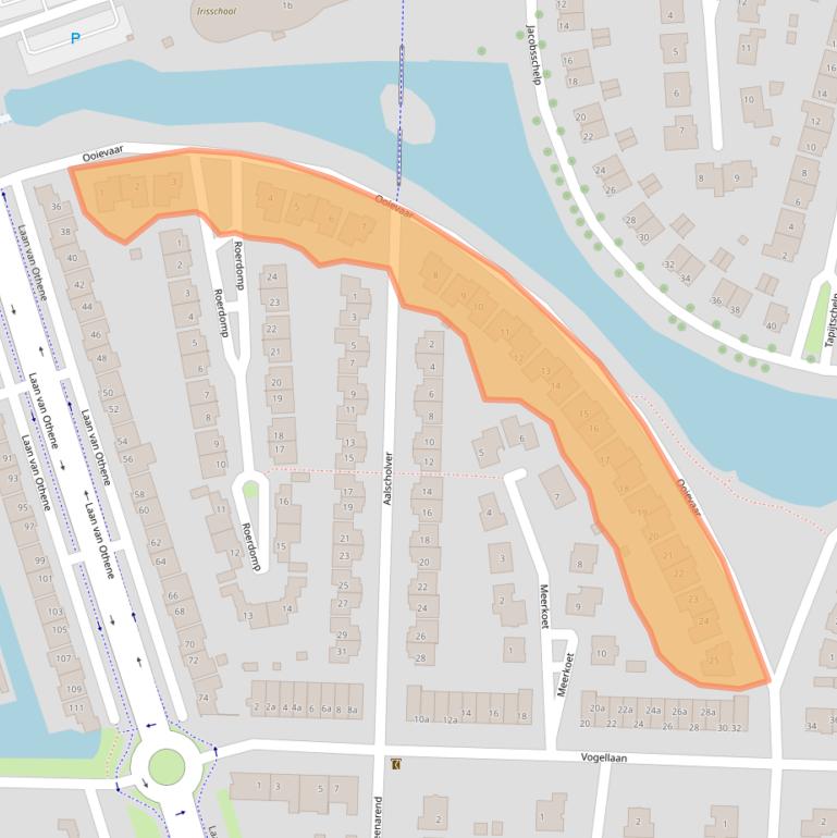 Kaart van postcodegebied 4533EA.