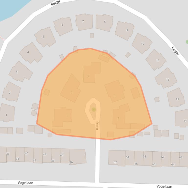 Kaart van postcodegebied 4533EK.