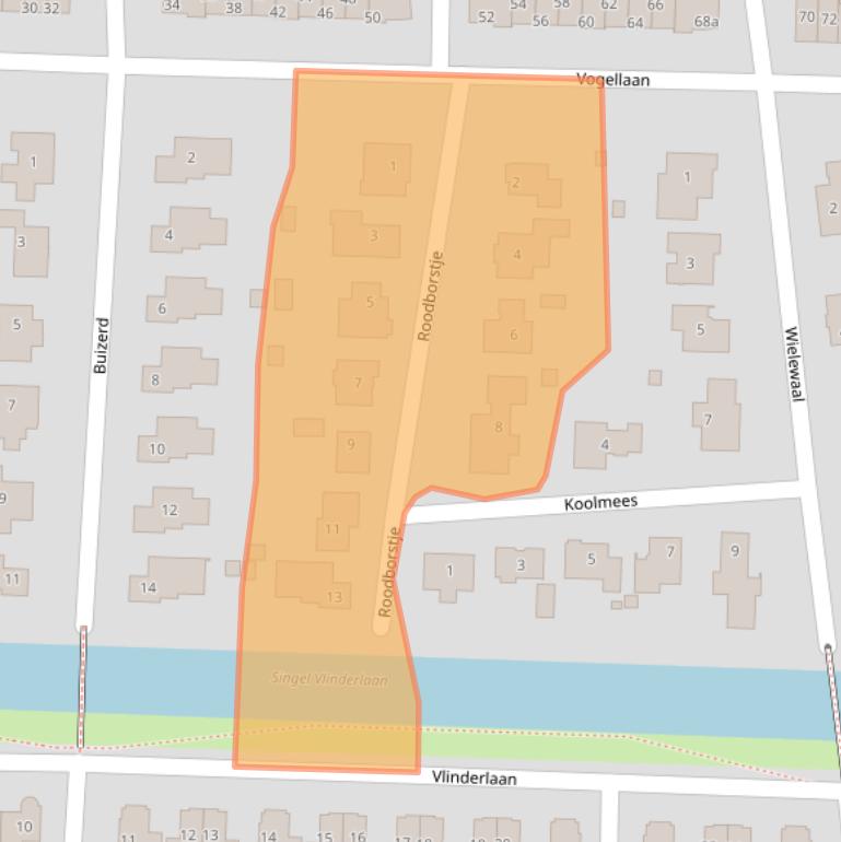 Kaart van postcodegebied 4533GH.