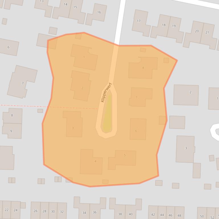 Kaart van postcodegebied 4533JJ.