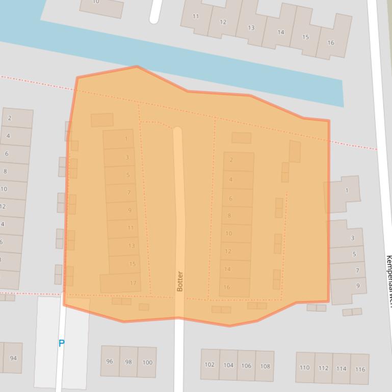 Kaart van postcodegebied 4533JN.