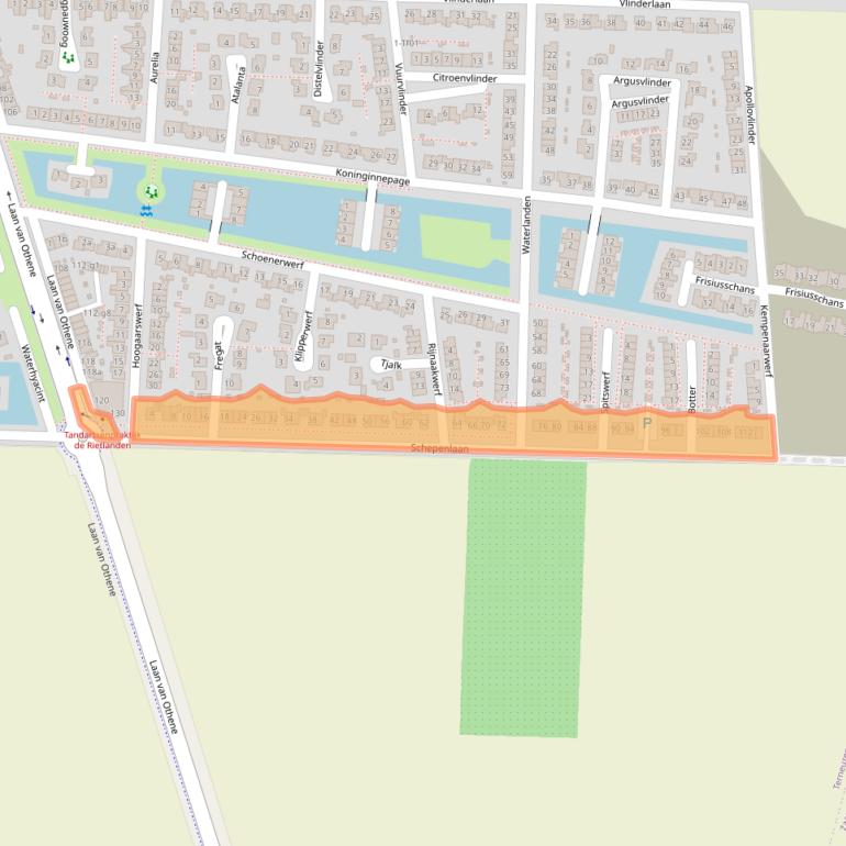 Kaart van postcodegebied 4533JR.