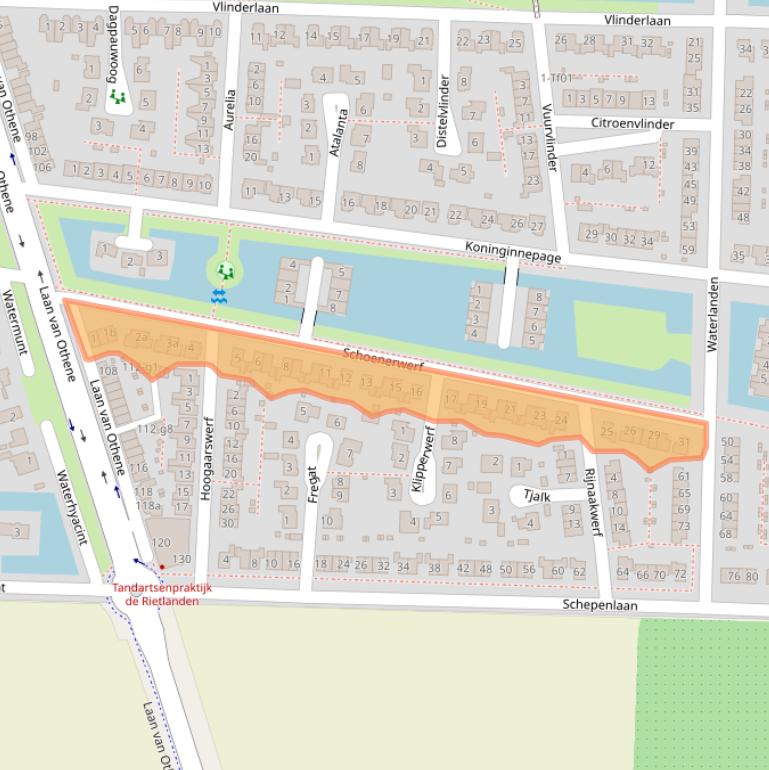 Kaart van postcodegebied 4533JS.