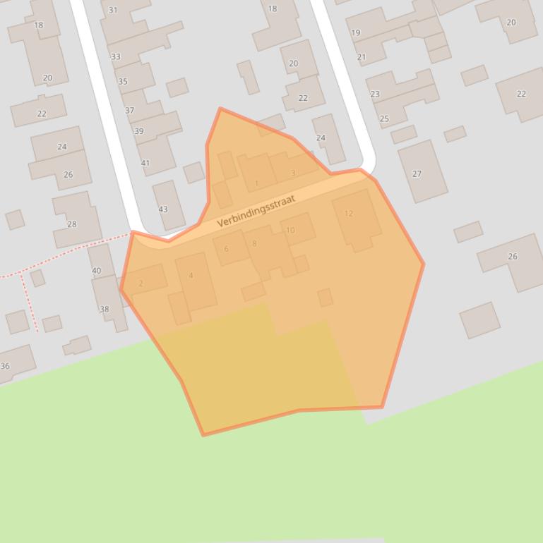 Kaart van postcodegebied 4533PD.