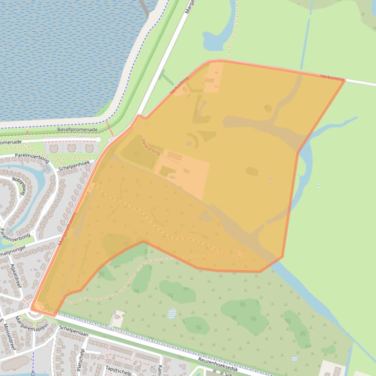 Kaart van postcodegebied 4533PM.