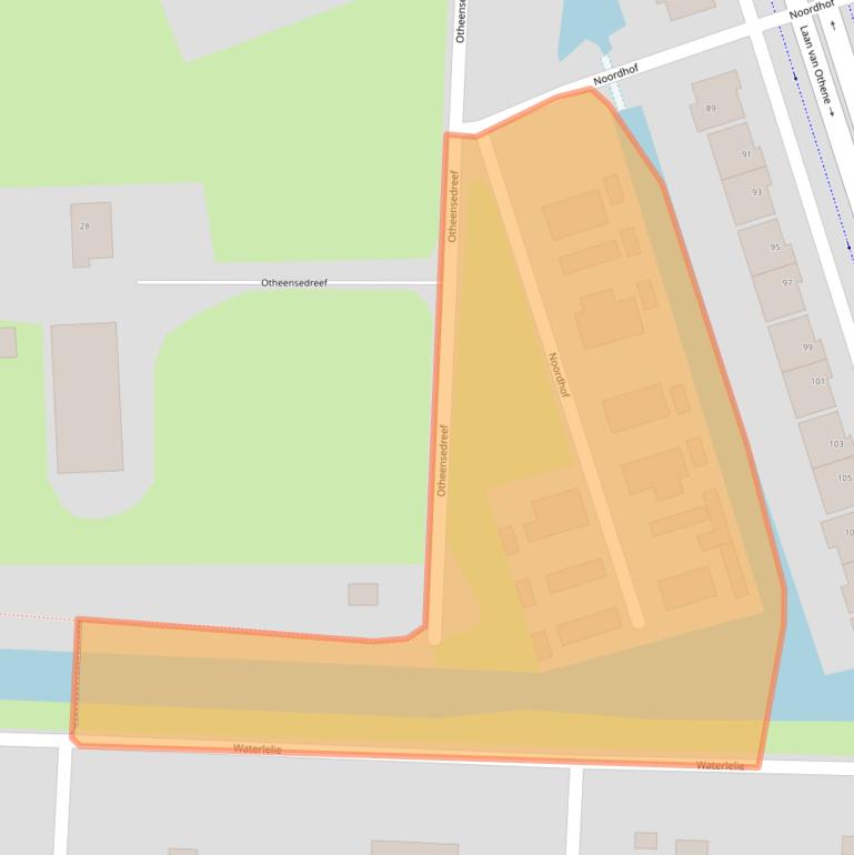 Kaart van postcodegebied 4533PR.