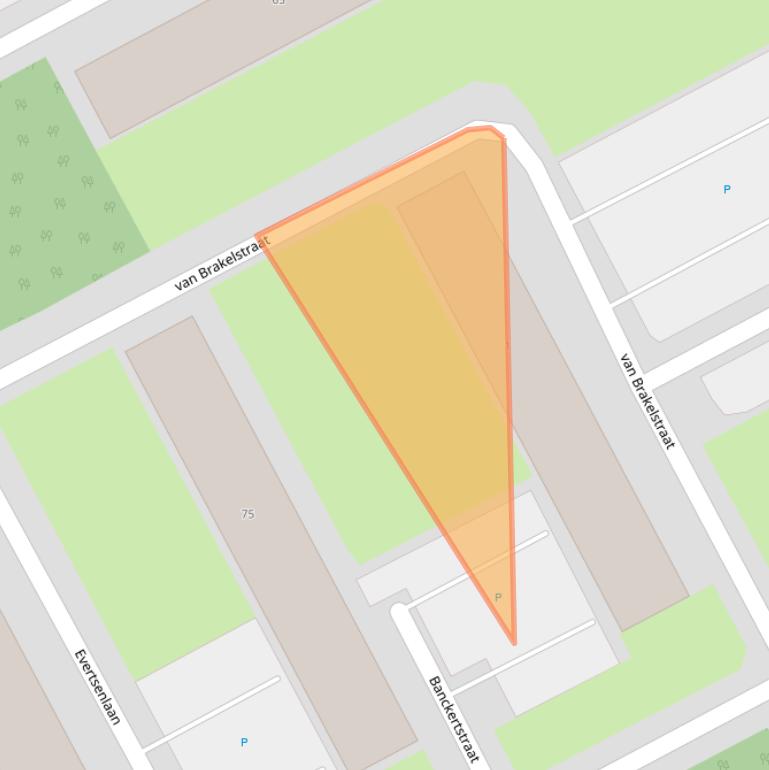 Kaart van postcodegebied 4535AG.