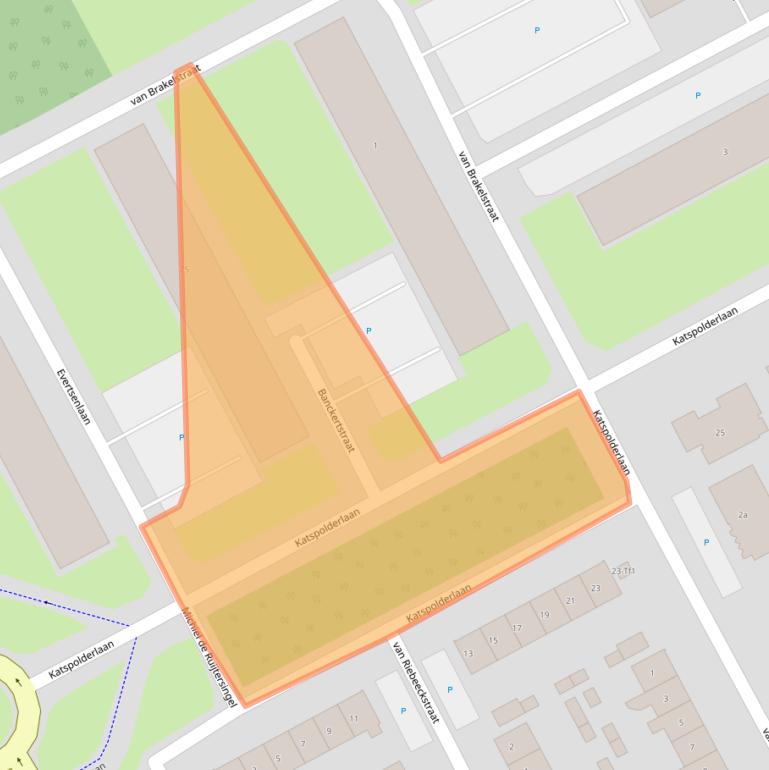 Kaart van postcodegebied 4535AH.