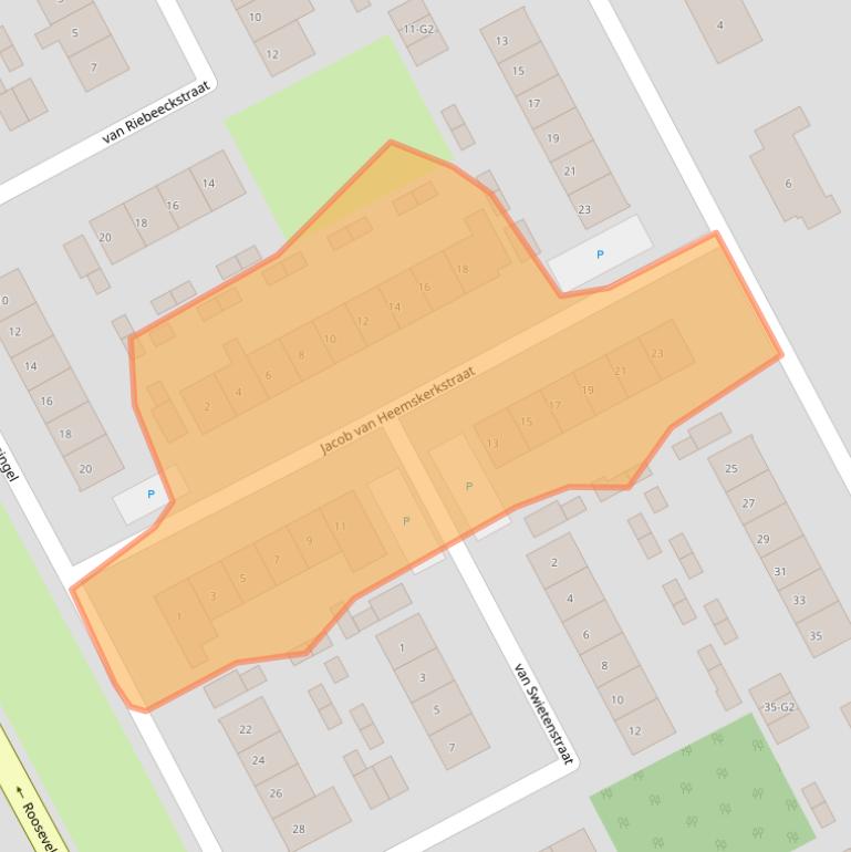 Kaart van postcodegebied 4535BB.