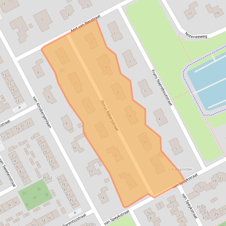 Kaart van postcodegebied 4535BK.