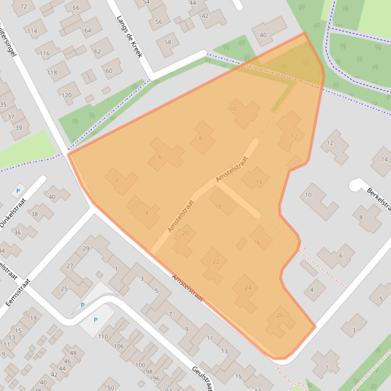 Kaart van postcodegebied 4535CG.