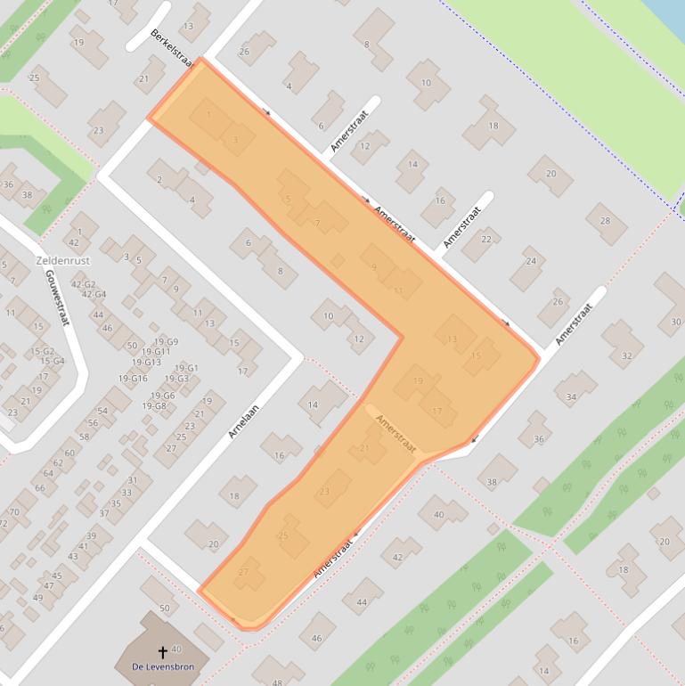 Kaart van postcodegebied 4535CK.