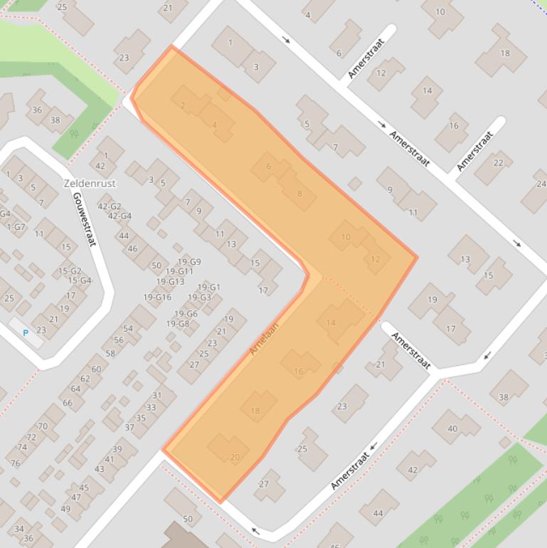 Kaart van postcodegebied 4535CN.