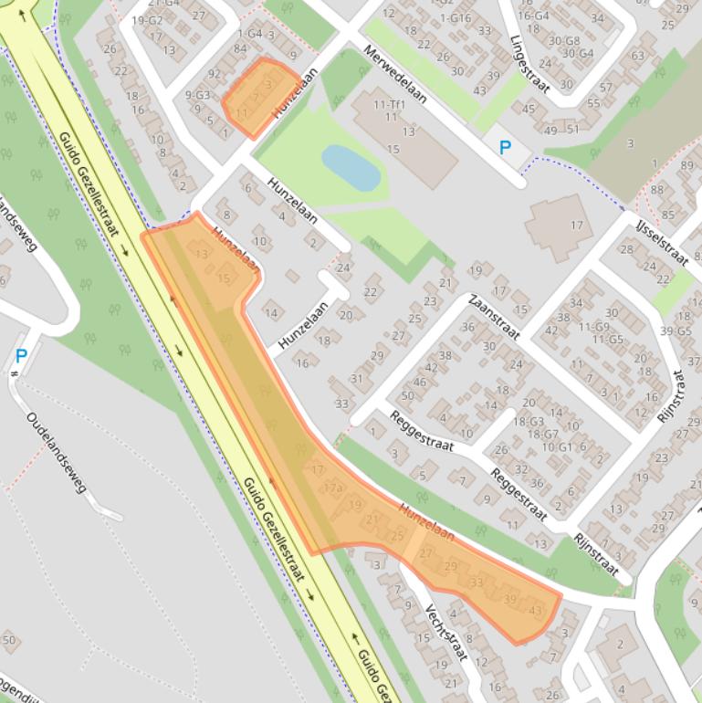 Kaart van postcodegebied 4535GE.